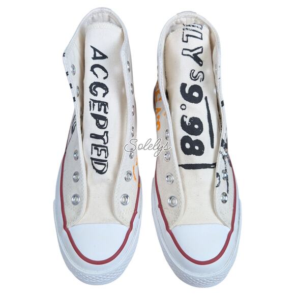 Converse 2015 Andy Warhol Chuck 70 High Meat Sin Limited Edition Sneaker 7 RARE - Picture 7 of 11